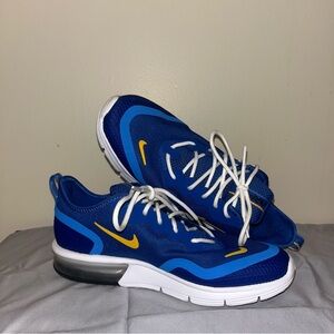 Nike AIRMAX Sneakers - Blue and Yellow